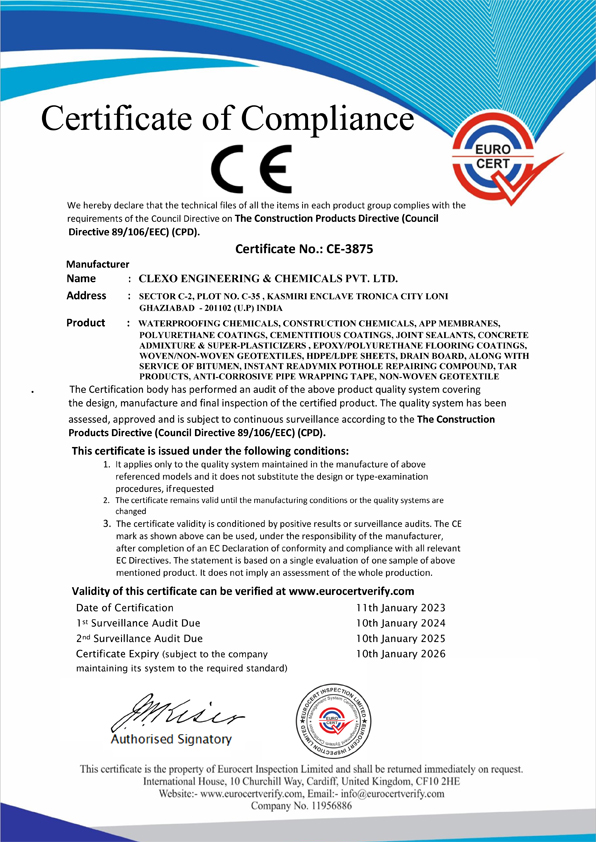 Certification