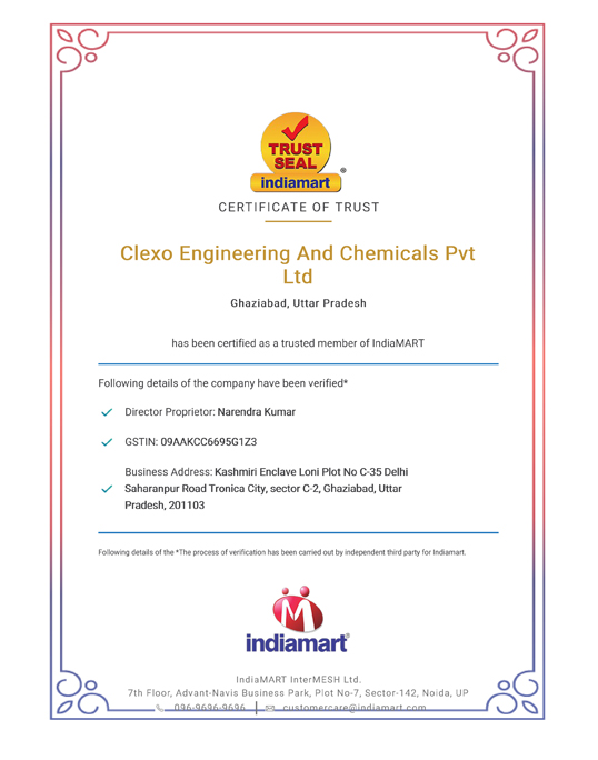 Certification